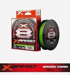 YGK X035 BRAID CORD PE X8 150M FLUO GREEN
