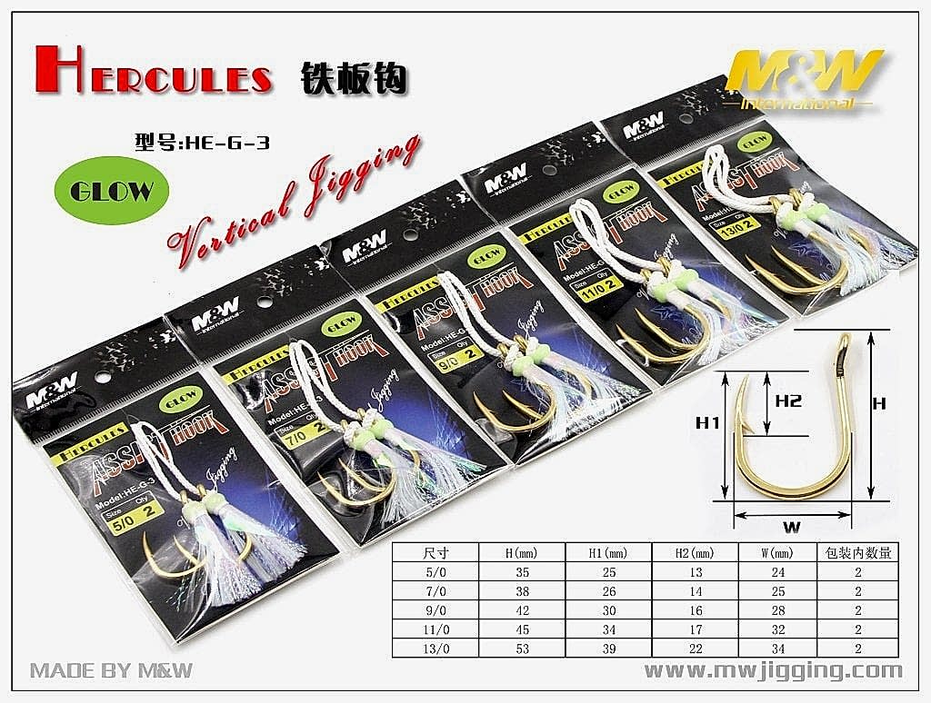 M&W Jigging Hercules HE-G-3 Jig İğnesi
