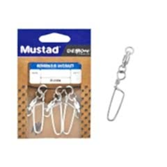 Mustad Demon DLSS04 Kilitli Klips 3lü Fırdöndü